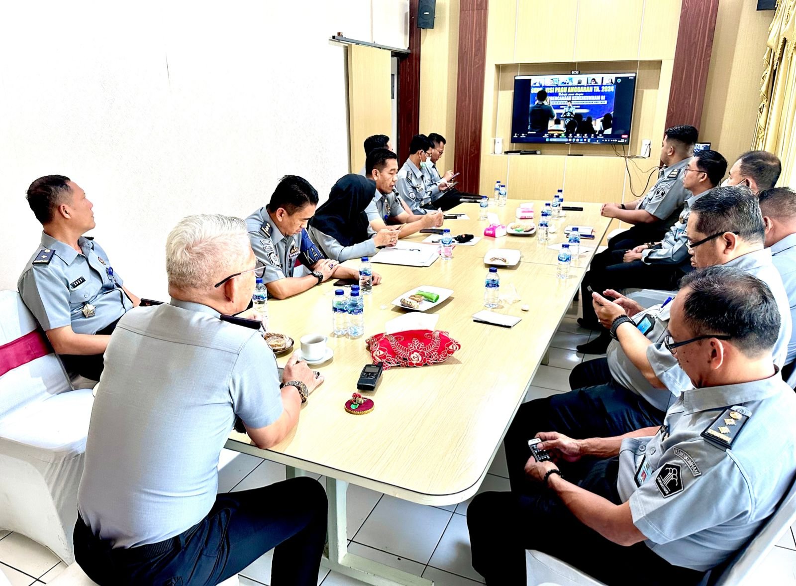 Lapas Kelas I Malang Ikuti Supervisi Pagu Anggaran 2024