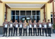 Kapolres Pidie Jaya Berikan Penghargaan kepada Personel, Bangkitkan Semangat Pengabdian