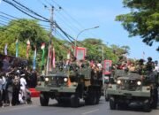 Pameran Meriah HUT Ke- 79 TNI, KH-178 Yonarmed 6 Kostrad Unjuk Gigi di Makassar