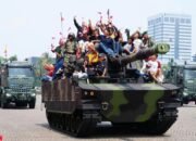 Pangkostrad Letjen TNI Mohamad Hasan Hadiri Upacara Peringatan HUT ke-79 TNI di Monas