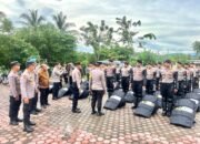 Polres Pidie Jaya Siagakan Peleton Power On Hand untuk Kawal Pilkada 2024 yang Kondusif