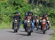 Dandim Bersama Rombongan Touring Motor Trail Ke Gunung Salak.