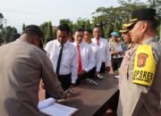 Cek Senpi Personelnya, Kapolres Aceh Tamiang: Gunakan sesuai S.O.P dan Untuk Melindungi Masyarakat