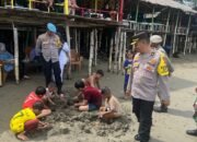 Polres Pidie Jaya Perkuat Keamanan Pantai Tringgadeng: Wujud Sinergi Operasi Lilin Seulawah 2024