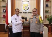 Kapolres Aceh Tamiang Menerina Kunjungan Audensi dan Silaturahmi Ka Lapas Narkotika Kelas IIB Langsa