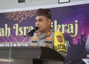Polres Aceh Tamiang Gelar Isra mi’raj, Kapolres : Niatkan Tugas Sebagai Ibadah dan Jadikan Pekerjaan Kita Sebagai Ladang Amal