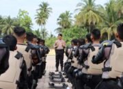 Sat Samapta Polres Pidie Jaya Gelar Latihan Dalmas, Perkuat Kesiapan Pengamanan Unjuk Rasa