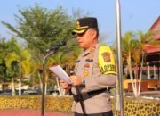 Kapolres Aceh Tamiang Pimpin Apel Gelar Pasukan Operasi Keselamatan Seulawah 2025