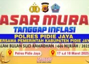 Polres Pidie Jaya & Pemkab Gelar Pasar Murah: Beli Kebutuhan Pokok Lebih Hemat!