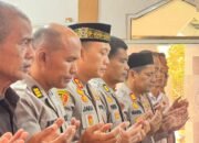 Polres Pidie Gelar Shalat Ghaib Untuk 3 Personel Polda Lampung Yang Gugur Dalam Tugas