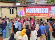 Polres Aceh Tamiang Gelar Pasar Murah: Harga Tebus Per Paket hanya Rp110 Ribu