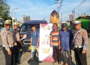 Satlantas Polres Pidie Sosialisasikan Keselamatan Mudik dan Layanan Hotline 110