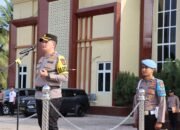 Jamin Keamanan dan Kenyamanan Pemudik, Polres Pidie Jaya Gelar Apel Kendaraan Dinas