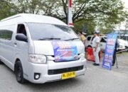 Kapolres Pidie Lepas Rombongan Mudik Gratis Presisi Ke Sumatera Utara