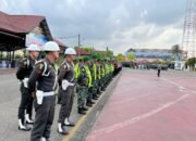 Polres Pidie Gelar Apel Gabungan Menjelang Malam Takbiran Idul Fitri 1446 H