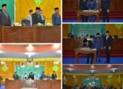 Pj.bupati asra hadiri rapat paripurna penetapan calon bupati dan wakil bupati Tamiang 2025-2030