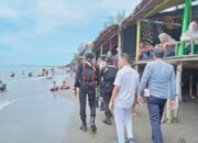 Polres Pidie Jaya Gelar Patroli dan Himbauan di Tempat Wisata Saat Libur Idul Fitri 1446 H