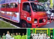 Pawai festival takbir keliling 1 Syawal 1446  h di Aceh Tamiang meriah