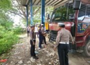 Satlantas Polres Pidie Sosialisasikan Program Indonesia Zero Over Dimension and Over Loading