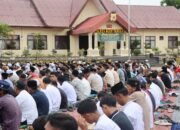 Polres Aceh Tamiang Gelar Sholat Hari Raya Idul Adha 1446 H