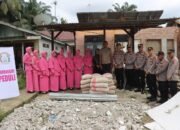 Dalam Rangka Menyambut Hari Bhayangkara Ke 79, Polres Aceh Tamiang Bedah Rumah Personel