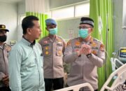Bentuk Nyata Kepedulian Terhadap Anggota, Kapolres Pidie Jenguk Personel yang Sakit