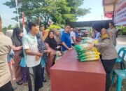 Polres Tamiang Gelar Gerakan Pangan Murah 2025 di Polsek Kejuruan Muda