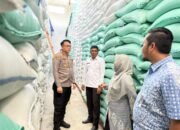 Kapolres Pidie dan Forkopimda Cek Stok Beras di Gudang Bulog dan Kilang Padi