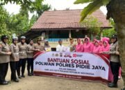 Polwan Polres Pidie Jaya Gelar Baksos Sambut Hari Jadi ke-77, Kapolres: Polisi Hadir untuk Masyarakat