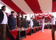 Semarak HUT RI ke-80, Kapolres Pidie Jaya Bersama Forkopimda Ikuti Upacara di Meureudu
