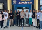 Kapolres Pidie Berikan SIM Gratis kepada Anggota Paskibraka di Hari Juang Polri