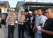 Didampingi Kanit Gakkum, KBO SatLantas Pimpin Sosialisasi Tiblantas kepada Para Supir Armada MBG