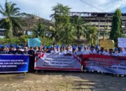Demi Kondusivitas Aceh Utara, Karyawan PTPN IV Regional 6 Galang Aksi Damai Serukan Mediasi