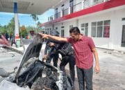 Polres Pidie Jaya: Kebakaran Mobil di SPBU Meurah Dua Diduga Akibat Korsleting Mesin