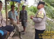 Menjalin Kemitraan dan Silaturahmi Bersama Masyarakat personel Polsek Rantau Sambang Warga