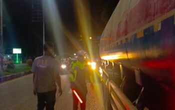 Satlantas Polres Aceh Tamiang Gelar Patroli Blue Light, Ciptakan Rasa Aman dan Nyaman di Tengah Masyarakat