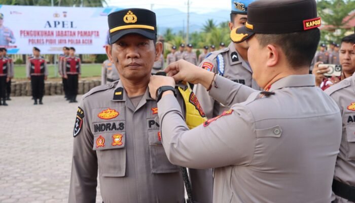 Kapolres Pidie Jaya Kukuhkan Jabatan Pamapta SPKT, Wujudkan Transformasi Pelayanan Kepolisian yang Lebih Responsif dan Profesional
