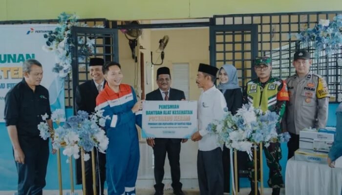 Wakil Bupati Aceh Tamiang Resmikan Inclusive Shelter Bantuan PT. Pertamina
