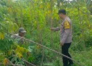 Menjalin Kemitraan dan Silaturahmi Bersama Masyarakat personel Polsek Rantau Sambang Warga