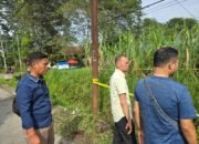 Penemuan Mayat Laki Laki, Sat Reskrim Polres Aceh Tamiang Lakukan Olah TKP
