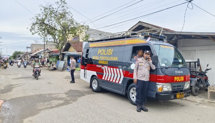 Sat Binmas Polres Pidie Gelar Penyuluhan Keliling Antisipasi Gangguan Kamtibmas