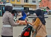 Polres Pidie Jaya Gelar Jumat Berkah dan Sosialisasi UU Lalu Lintas di Dua Lokasi Berbeda