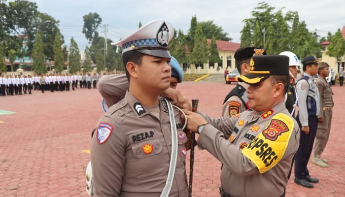 Kapolres Aceh Tamiang Pimpin Operasi Zebra Seulawah 2025