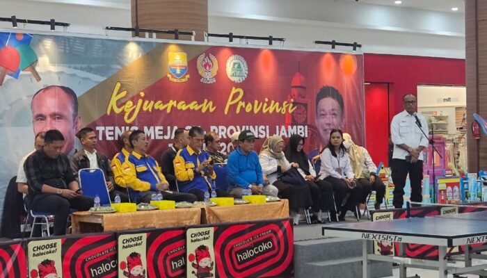 Ketum KONI Jambi Harapkan Lahir Atlet Tenis Meja Lewat Kejurprov Jambi