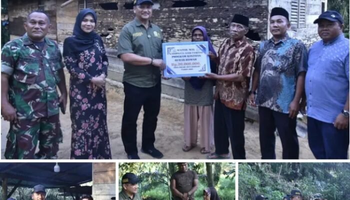 Kisah Hangat Senja di Rantau: Bupati Armia Turun Padang, Serahkan Bantuan Rutilahu untuk Warga