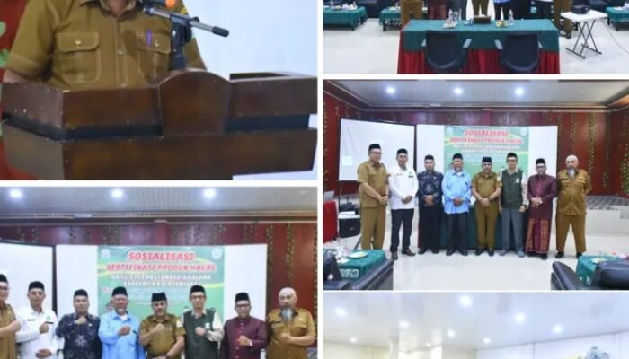 Plt. Sekda Buka Sosialisasi Sertifikasi Produk Halal MPU Aceh Tamiang
