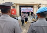 Kapolres Aceh Tamiang Pimpin Upacara Korp Raport Personil