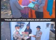Polres Aceh Tamiang Gelar Program Jum’at Berkah, Salurkan Sembako untuk Warga