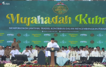 Mujahadah Kubro Harlah 100 Tahun NU Digelar di Malang, Dihadiri Presiden Prabowo