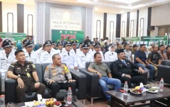 Kapolres Aceh Tamiang Hadiri Pelantikan 29 Datok Penghulu